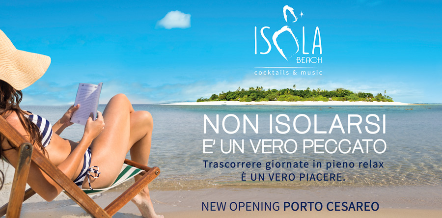 Campagna Advertising Isola beach 2016